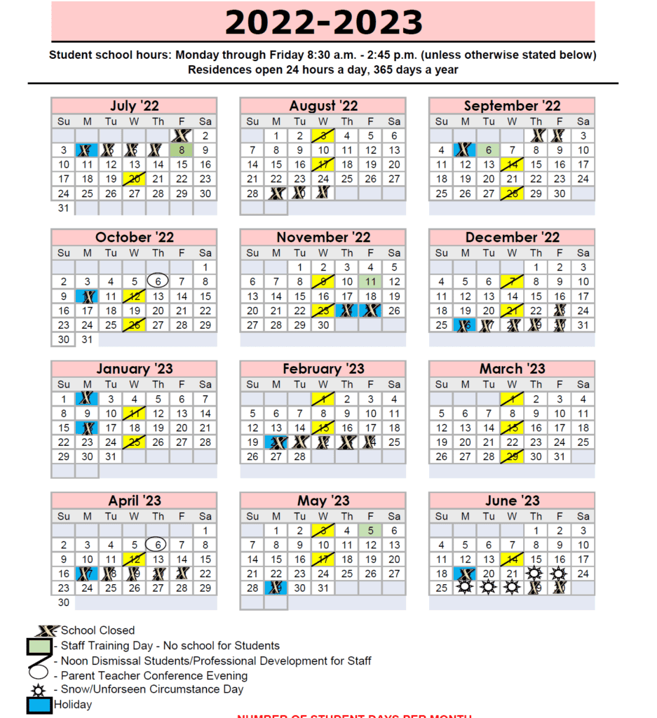 Uconn 2022 2023 Calendar School Calendar 2022-2023 - League School Of Greater Boston