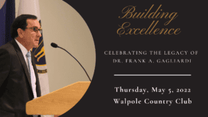 BUILDING EXCELENCE: A TRIBUTE TO FRANK GAGLIARDI TO BE STREAMED LIVE ON FACEBOOK TONIGHT AT 8PM