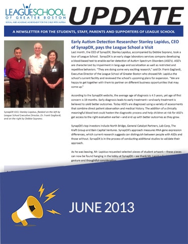 2013 June Update newsletter.