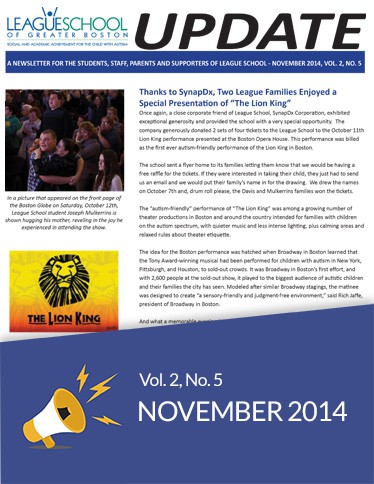 2014 November Update newsletter.