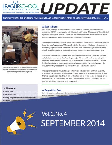 2014 September Update newsletter.