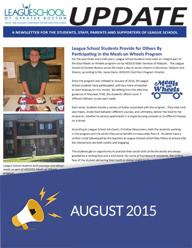 2015 August Update newsletter.