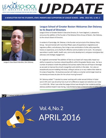 2016 April Update newsletter.