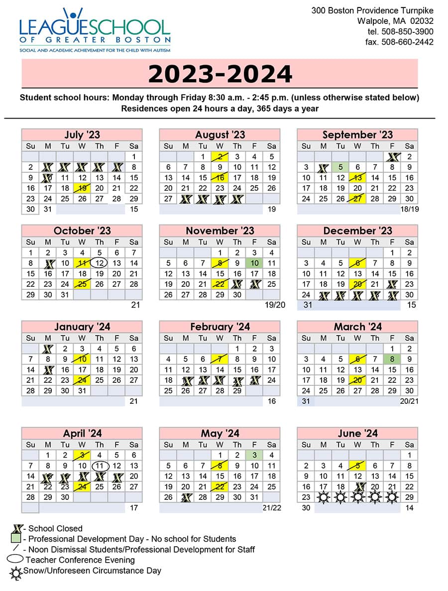 Academic Calendar